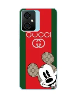 Чехол для Blackview Oscal C70 с картинкой «Gucci — полосы и Микки»