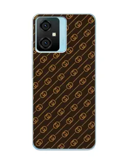 Чехол для Blackview Oscal C70 с картинкой «Gucci — золотые диагонали»