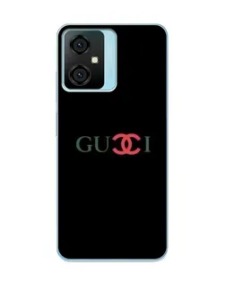Чехол для Blackview Oscal C70 с картинкой «Gucci — красный градиент»