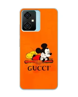 Чохол для Blackview Oscal C70 з картинкою «Міккі Маус Gucci — помаранч»