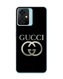 Чохол для Blackview Oscal C70 з картинкою «Gucci — золото на чорному»
