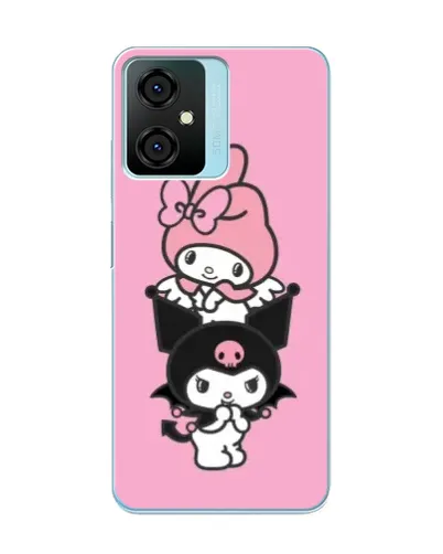 Чехол для Blackview Oscal C70 с картинкой «My Melody и Kuromi»
