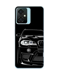 Чехол для Blackview Oscal C70 с картинкой «Темный силуэт BMW»