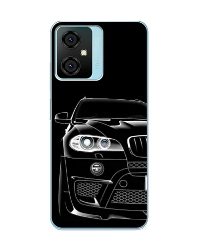 Чехол для Blackview Oscal C70 с картинкой «Темный силуэт BMW»