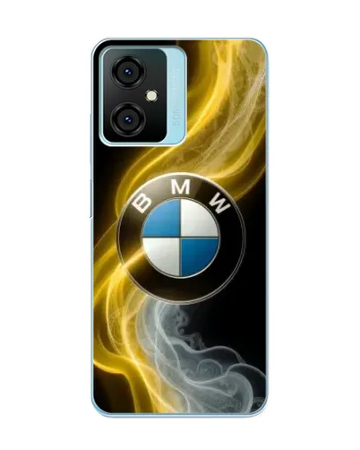 Чехол для Blackview Oscal C70 с картинкой «Золотистый дым BMW»