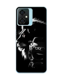 Чехол для Blackview Oscal C70 с картинкой «BMW и лев»