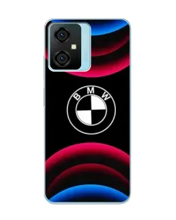 Чехол для Blackview Oscal C70 с картинкой «Логотип BMW и неоновые дуги»