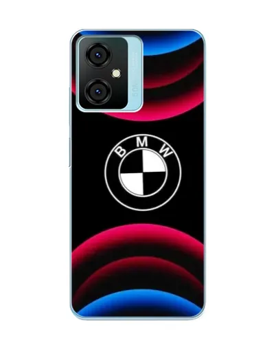 Чехол для Blackview Oscal C70 с картинкой «Логотип BMW и неоновые дуги»