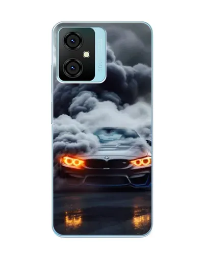 Чехол для Blackview Oscal C70 с картинкой «BMW в дыму»