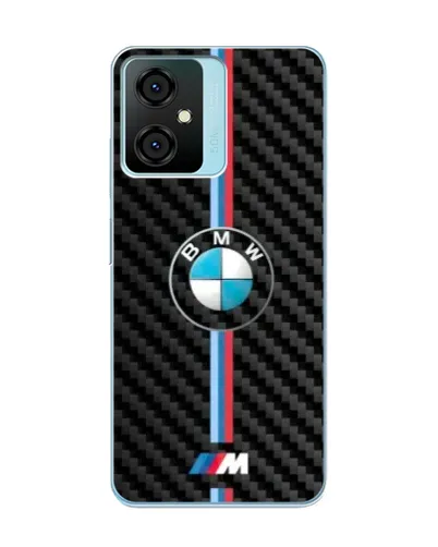 Чехол для Blackview Oscal C70 с картинкой «Эмблема BMW и карбон»