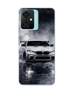 Чехол для Blackview Oscal C70 с картинкой «BMW сквозь туман»