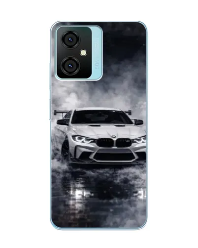 Чехол для Blackview Oscal C70 с картинкой «BMW сквозь туман»