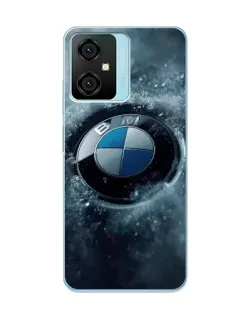 Чехол для Blackview Oscal C70 с картинкой «Логотип BMW — лед»