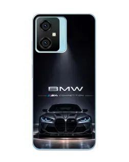 Чехол для Blackview Oscal C70 с картинкой «BMW сквозь ночной город»