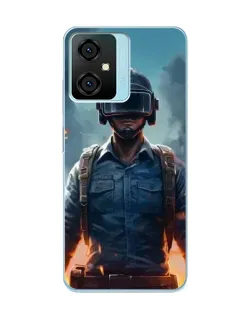 Чехол для Blackview Oscal C70 с картинкой «PUBG — реалистичный герой»