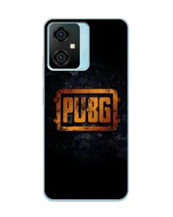 Чехол для Blackview Oscal C70 с картинкой «PUBG — золотой логотип»