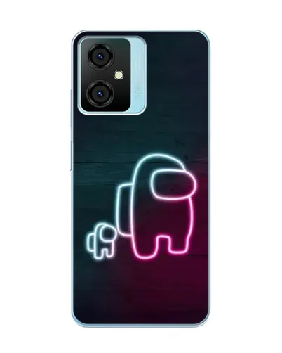 Чехол для Blackview Oscal C70 с картинкой «Among Us неон-арт» Чехол для Blackview Oscal C70 с картинкой «Among Us неон-арт»