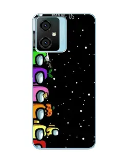 Чехол для Blackview Oscal C70 с картинкой «Команда Among Us»