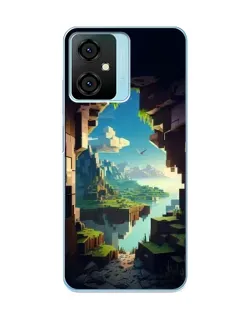 Чехол для Blackview Oscal C70 с картинкой «Вид из пещеры»