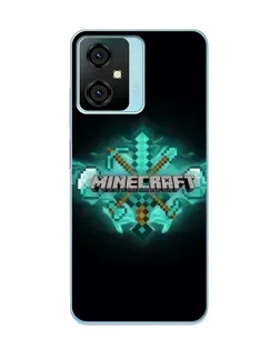 Чехол для Blackview Oscal C70 с картинкой «Minecraft Diamond лого»