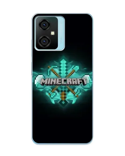 Чехол для Blackview Oscal C70 с картинкой «Minecraft Diamond лого»