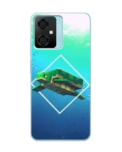 Чохол для Blackview Oscal C70 з картинкою «Черепаха Minecraft»