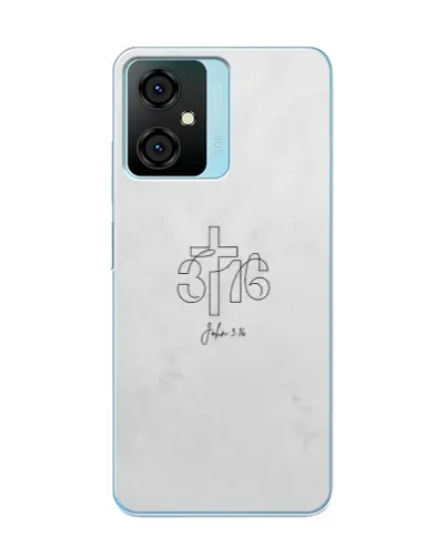 Чехол для Blackview Oscal C70 с картинкой «Иоанна 3:16 Крест»