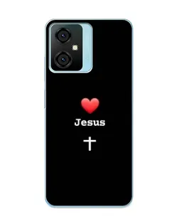 Чехол для Blackview Oscal C70 с картинкой «Сердце - Jesus»