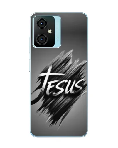 Чехол для Blackview Oscal C70 с картинкой «Надпись Jesus Graffiti»