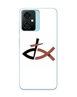 Чехол для Blackview Oscal C70 с картинкой «Рыба и крест»