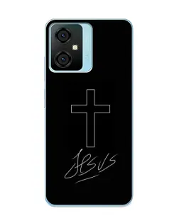 Чохол для Blackview Oscal C70 з картинкою «Графічний хрест Jesus»