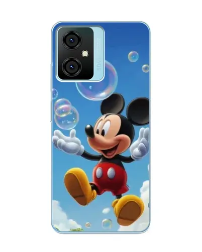Чехол для Blackview Oscal C70 с картинкой «Mickey и мыльные пузыри»