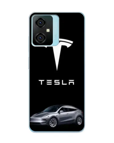 Чехол для Blackview Oscal C70 с картинкой «Tesla Model Y»