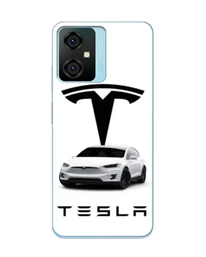 Чехол для Blackview Oscal C70 с картинкой «Tesla White Style»