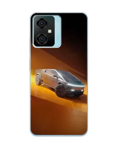 Чехол для Blackview Oscal C70 с картинкой «Cybertruck в пустыне»