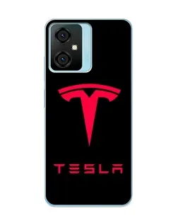 Чехол для Blackview Oscal C70 с картинкой «Tesla Red Logo»