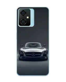 Чехол для Blackview Oscal C70 с картинкой «Mercedes на черном»