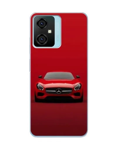 Чехол для Blackview Oscal C70 с картинкой «Красный Mercedes AMG»