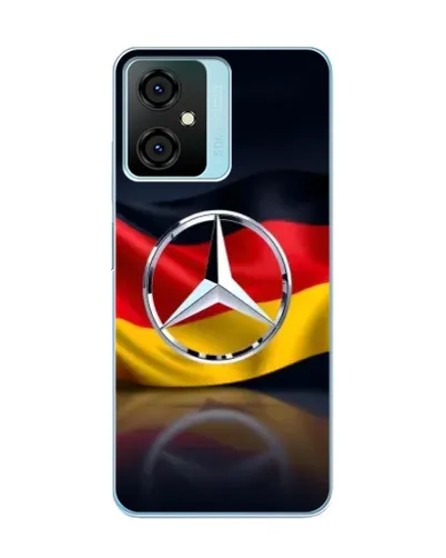 Чехол для Blackview Oscal C70 с картинкой «Mercedes — флаг Германии»