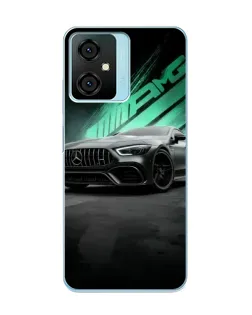 Чехол для Blackview Oscal C70 с картинкой «Темный Mercedes AMG»