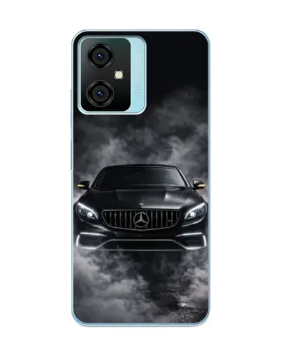 Чехол для Blackview Oscal C70 с картинкой «Mercedes в дыму»