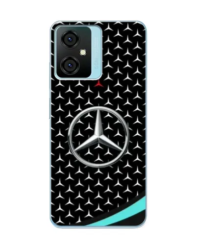 Чехол для Blackview Oscal C70 с картинкой «Mercedes — бирюзовый акцент»