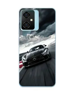 Чехол для Blackview Oscal C70 с картинкой «Гоночный Mercedes AMG»
