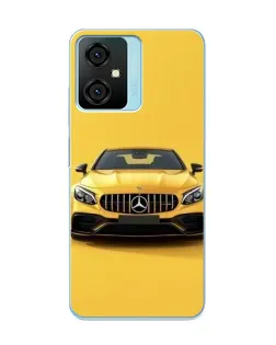 Чехол для Blackview Oscal C70 с картинкой «Желтый Mercedes GT»