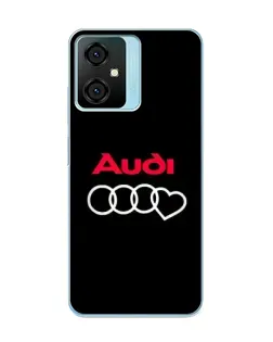 Чехол для Blackview Oscal C70 с картинкой «Логотип Audi Heart»