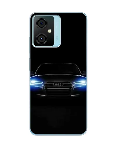 Чехол для Blackview Oscal C70 с картинкой «Audi в неоне»
