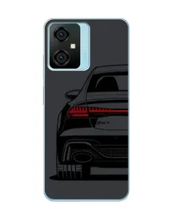 Чехол для Blackview Oscal C70 с картинкой «Задняя часть Audi — арт»