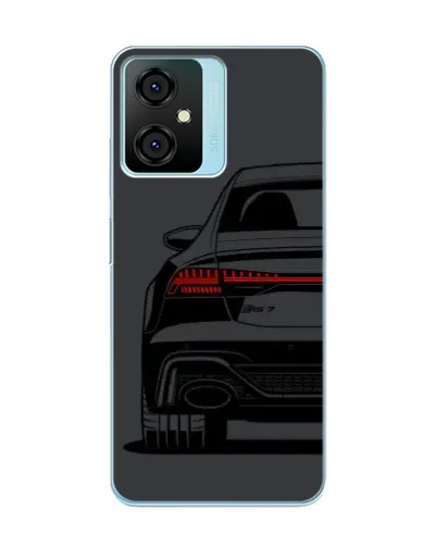 Чехол для Blackview Oscal C70 с картинкой «Задняя часть Audi — арт»