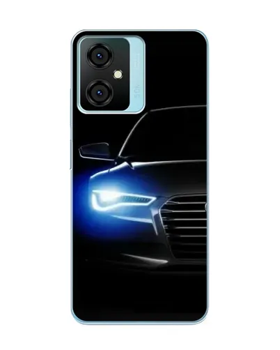 Чехол для Blackview Oscal C70 с картинкой «Неоновый взгляд Audi»