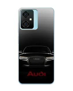 Чехол для Blackview Oscal C70 с картинкой «Audi — градиентный контур»